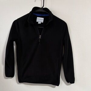 Amazon Essentials Kid’s Black Quarter-Zip Sweater 8